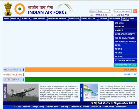 air force official website.